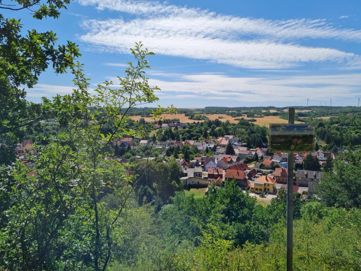 Ferienwohnung Mit Ausblick In Wimmelburg ภายนอก รูปภาพ